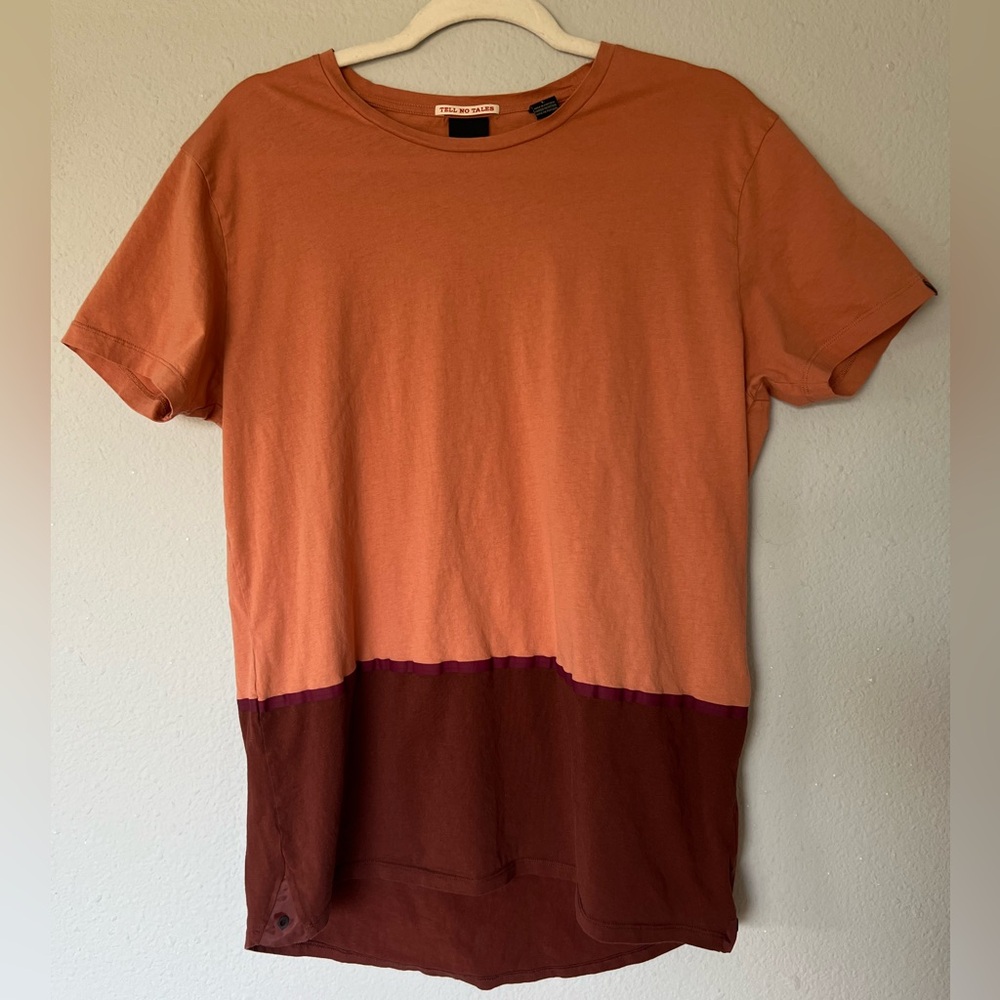 Scotch & Soda Tell No Tales Color Block Tee Shirt Size Men’s Large